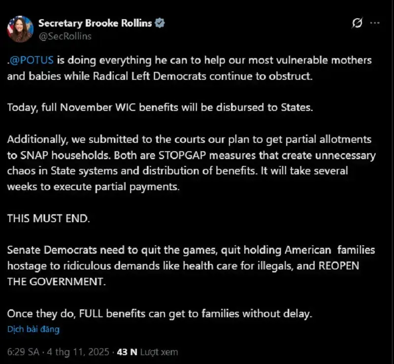 dien-bien-moi-vu-toa-lien-bang-buoc-chinh-quyen-trump-chi-tra-tro-cap-3.webp Diễn biến mới vụ toà liên bang buộc chính quyền Trump chi trả trợ cấp