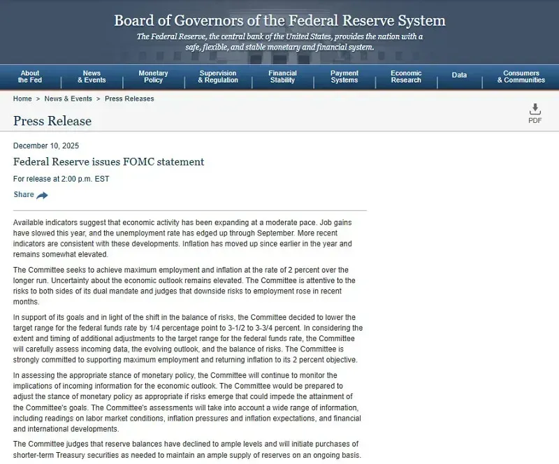 thi-truong-phan-ung-sau-khi-cuc-du-tru-lien-bang-ha-lai-suat-3.webp Thị trường phản ứng sau khi Cục Dự trữ Liên bang hạ lãi suất