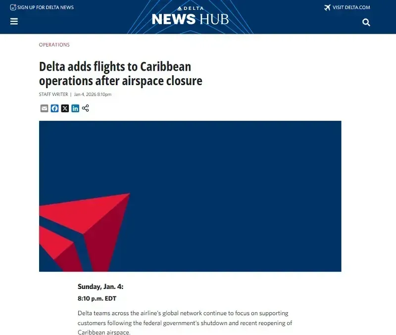 sau-chien-dich-o-venezuela-faa-noi-lai-cac-chuyen-bay-den-vung-caribbean-3.webp Sau chiến dịch ở Venezuela, FAA nối lại các chuyến bay đến vùng Caribbean