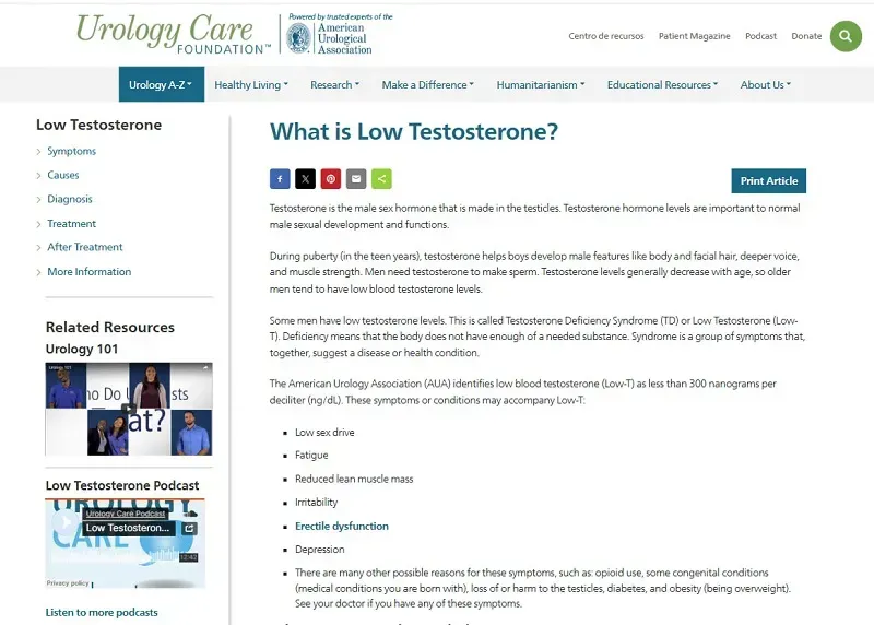 Lầu Năm G&oacute;c y&ecirc;u cầu qu&acirc;n nh&acirc;n tr&ecirc;n 30 tuổi kiểm tra testosterone hằng năm