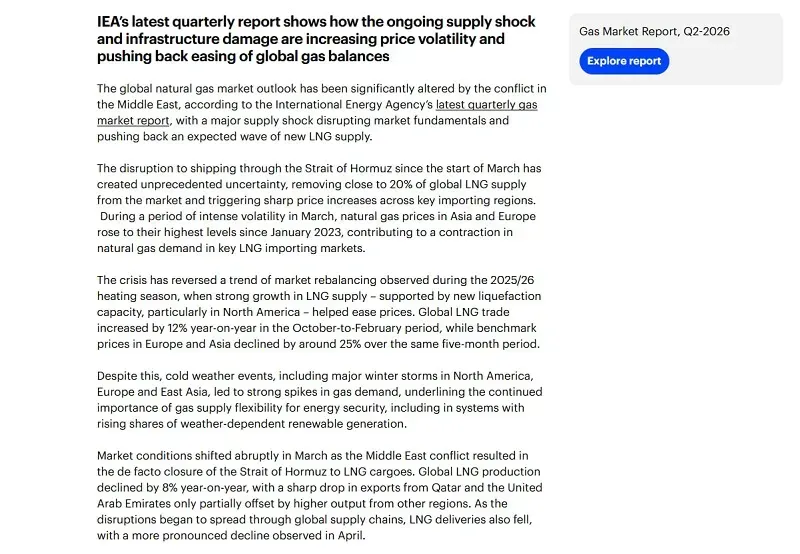 Xung đột Hoa Kỳ - Iran khiến thị trường kh&iacute; đốt thiếu hụt đến năm 2027?