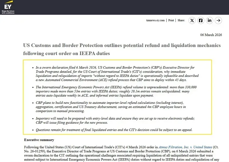 Hoa Kỳ l&ugrave;i thời hạn ho&agrave;n thuế, dự kiến ra mắt hệ thống xử l&yacute; tự động