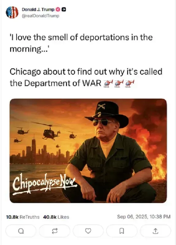 Ông Trump đang “tuyên chiến” với thành phố lớn nhất nước Mỹ Chicago?