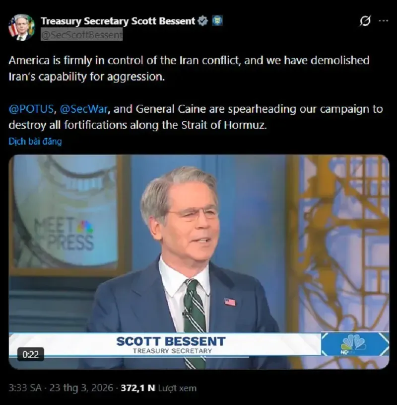 bo-truong-tai-chinh-hoa-ky-tan-cong-co-so-nang-luong-iran-la-buoc-di-can-thiet-3.webp Bộ trưởng Tài chính Hoa Kỳ: Tấn công cơ sở năng lượng Iran là bước đi “cần thiết”
