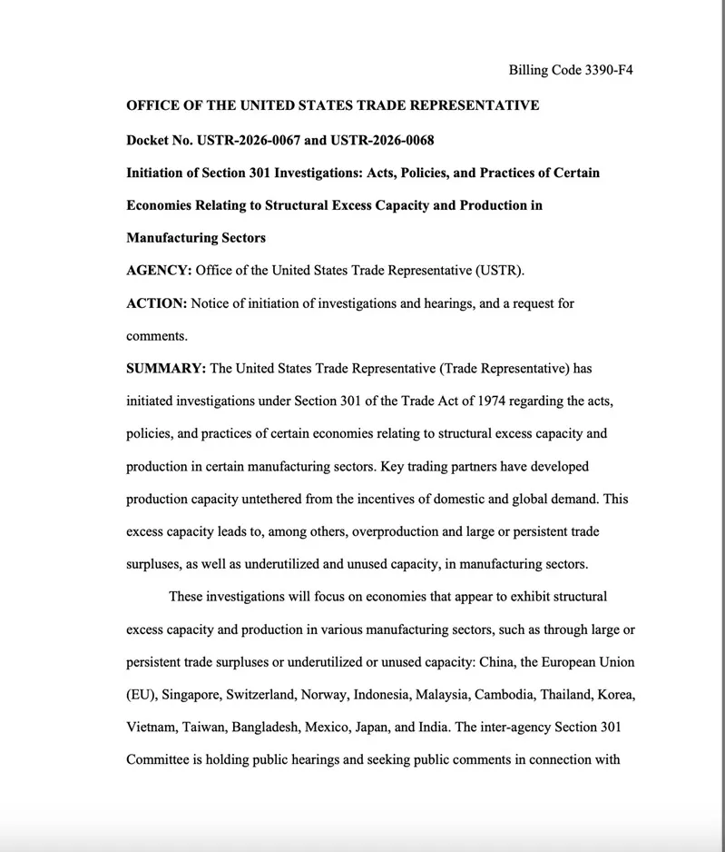 Vietnam Responds to New U.S. Trade Investigation