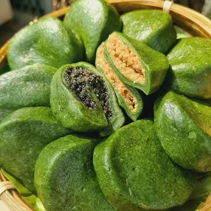 Bánh ngải cứu Lạng Sơn giữ hương vị truyền thống của người Tày và Nùng 