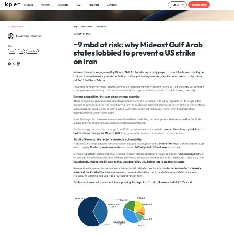 Trump c&acirc;n nhắc tấn c&ocirc;ng qu&acirc;n sự Iran, thị trường dầu mỏ c&oacute; biến động?