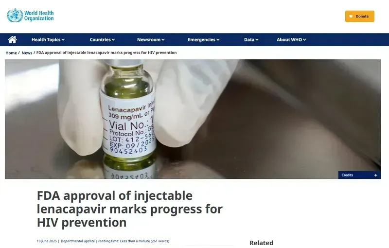 EU phê duyệt thuốc tiêm phòng HIV mới có hiệu quả ngăn ngừa lây nhiễm