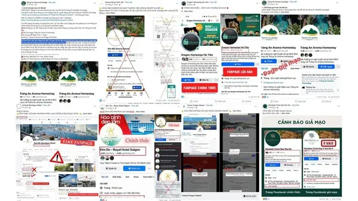 Cảnh giác trước chiêu trò giả fanpage lừa đảo khi du lịch tại Việt Nam Cảnh giác trước chiêu trò giả fanpage lừa đảo khi du lịch tại Việt Nam
