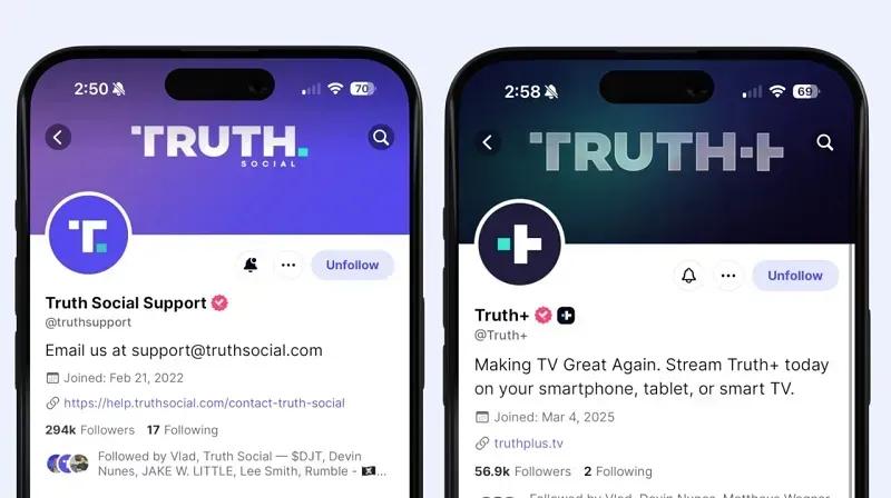Đã có thể nhận thông báo sớm về bài đăng của Trump trên Truth Social từ 1/8