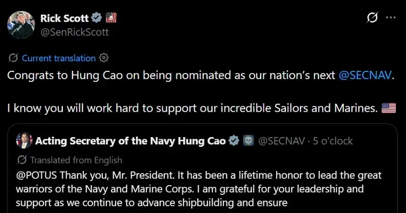 tong-thong-trump-de-cu-ong-hung-cao-lam-bo-truong-hai-quan-hoa-ky-2.webp Tổng thống Donald Trump đề cử ông Hung Cao làm Bộ trưởng Hải quân Hoa Kỳ