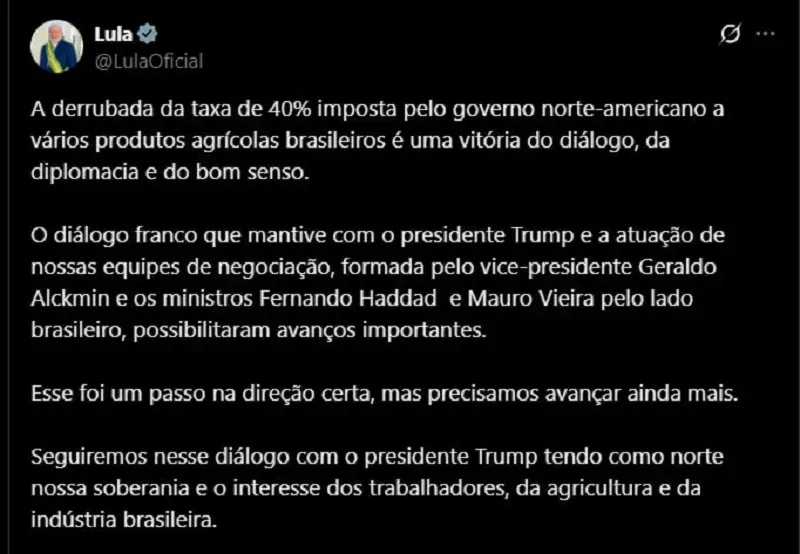 Brazil vui mừng vì Trump dỡ bỏ thuế quan đối với cà phê