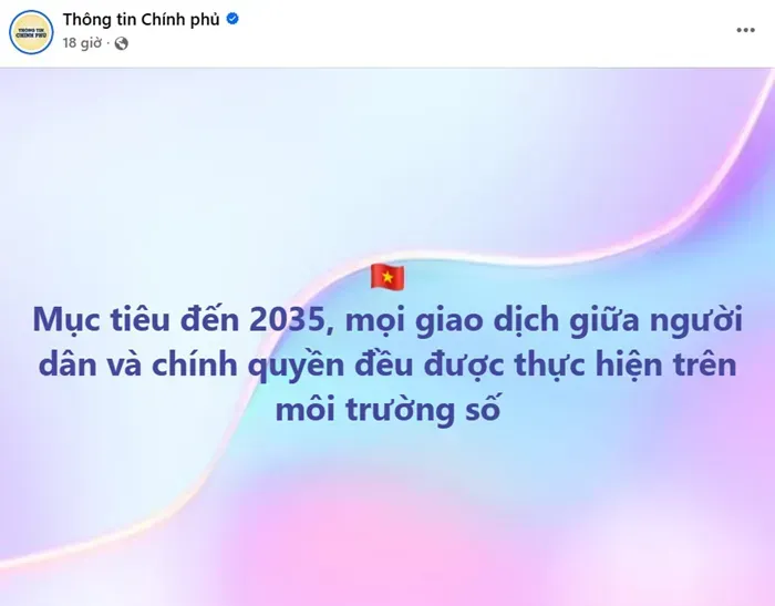 Việt Nam hướng tới số h&oacute;a to&agrave;n bộ giao dịch với ch&iacute;nh quyền v&agrave;o năm 2035 