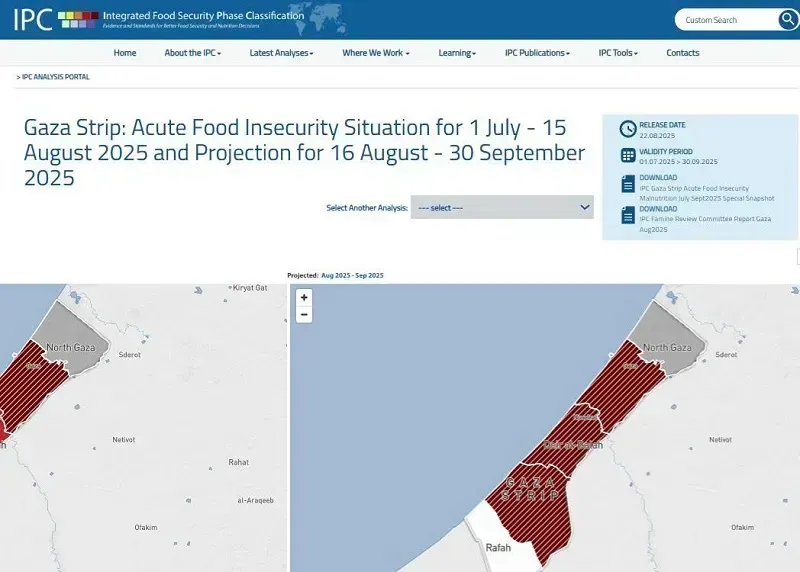 Cơ quan lương thực quốc tế tuyên bố Dải Gaza chính thức rơi vào nạn đói