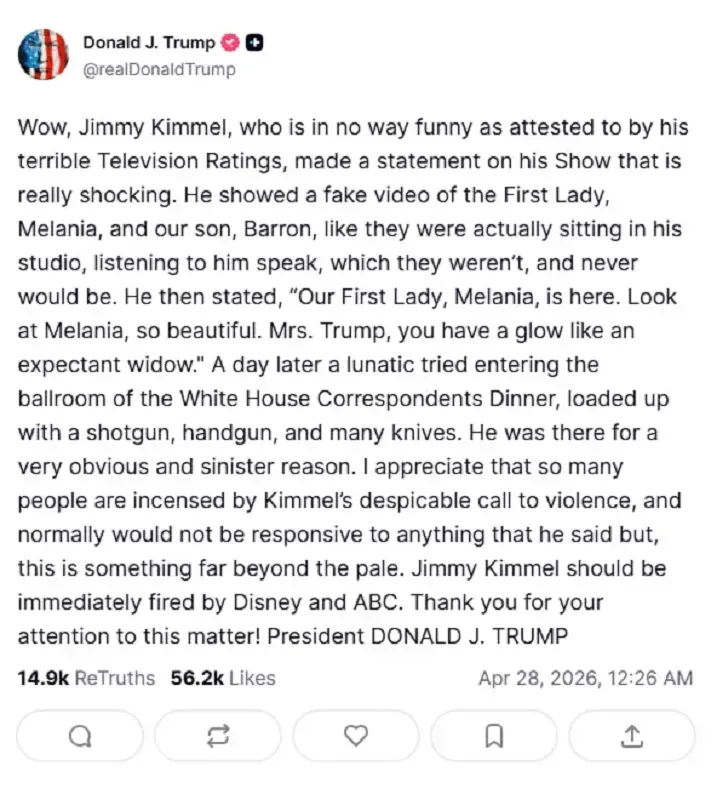 Trump đ&ograve;i sa thải một MC v&igrave; ph&aacute;t ng&ocirc;n nhắm đến Đệ nhất phu nh&acirc;n Melania