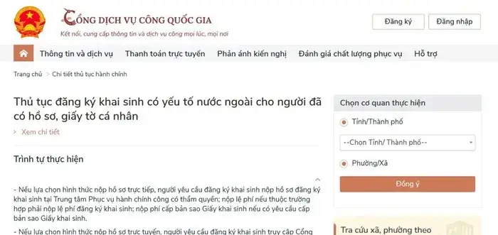 Làm khai sinh có yếu tố nước ngoài tại Việt Nam hiện do cấp xã xử lý