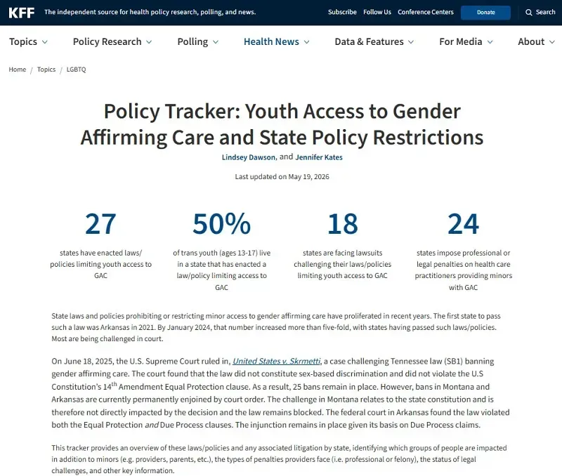 hoa-ky-cam-medicaid-va-chip-tai-tro-dich-vu-khang-dinh-cho-gioi-tre-1.webp Hoa Kỳ cấm Medicaid và CHIP tài trợ dịch vụ khẳng định giới cho giới trẻ