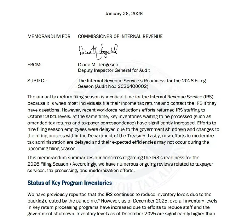 C&ocirc;ng d&acirc;n Hoa Kỳ c&oacute; thể gặp kh&oacute; trong m&ugrave;a khai thuế năm 2026?