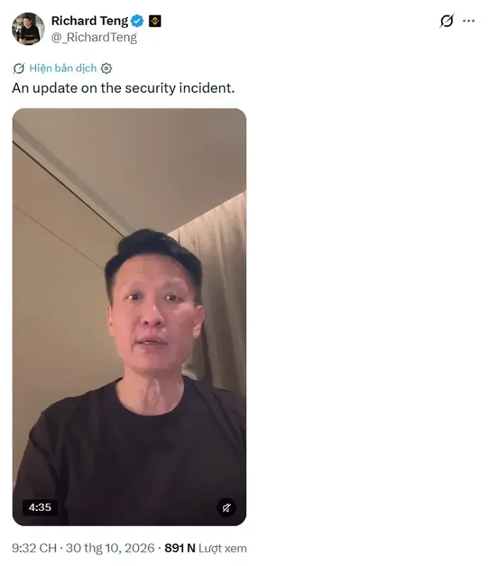 Hoa Kỳ v&agrave;o cuộc điều tra vụ Binance bị hack 6,3 tỷ USD