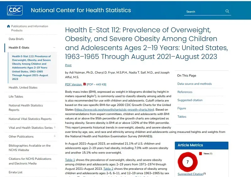 Hoa Kỳ: B&eacute;o ph&igrave; ở trẻ em v&agrave; thanh thiếu ni&ecirc;n chạm mức cao kỷ lục