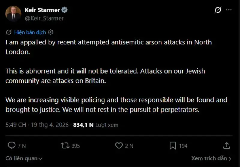 Anh t&igrave;nh nghi Iran đứng sau loạt vụ tấn c&ocirc;ng v&agrave;o địa điểm Do Th&aacute;i