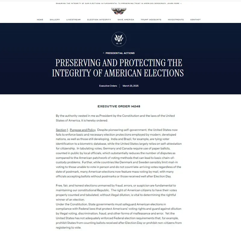 c-1.webp Tòa án “bật đèn xanh” cho quy định siết phiếu bầu qua thư của ông Trump