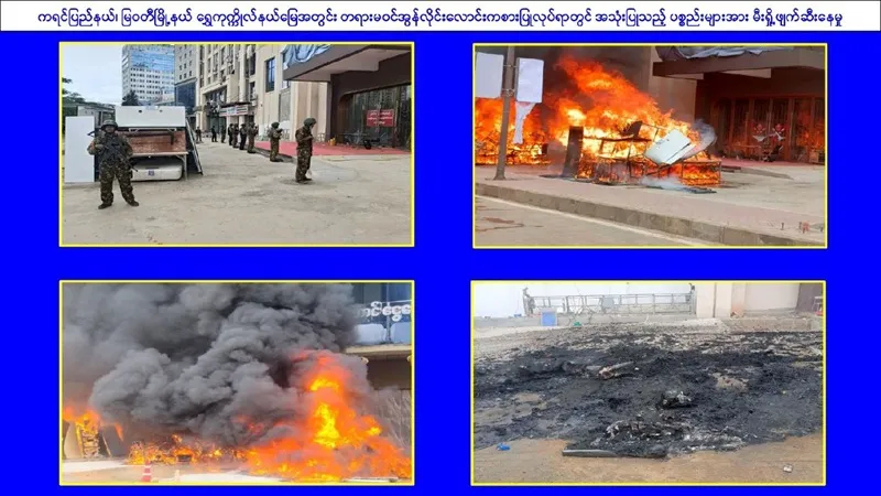 Myanmar ph&aacute; th&ecirc;m nhiều to&agrave; nh&agrave;, bắt h&agrave;ng trăm người ở khu lừa đảo