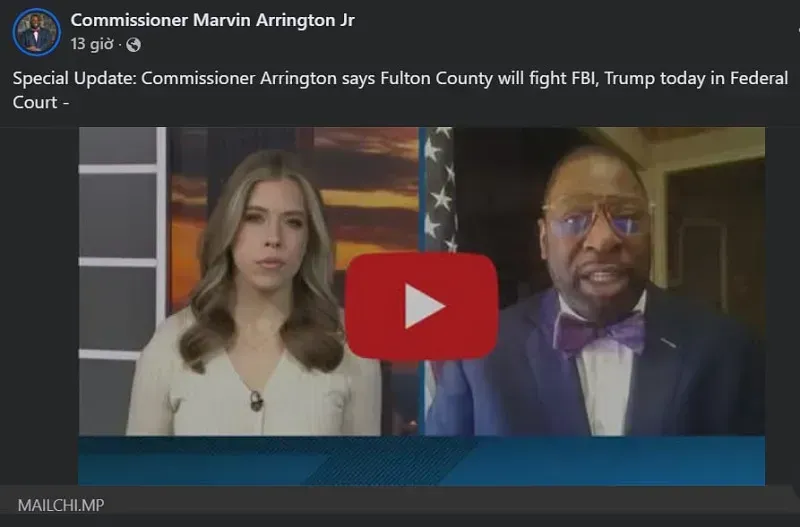 Quận Fulton kiện ch&iacute;nh quyền Trump v&igrave; thu giữ hồ sơ bầu cử năm 2020