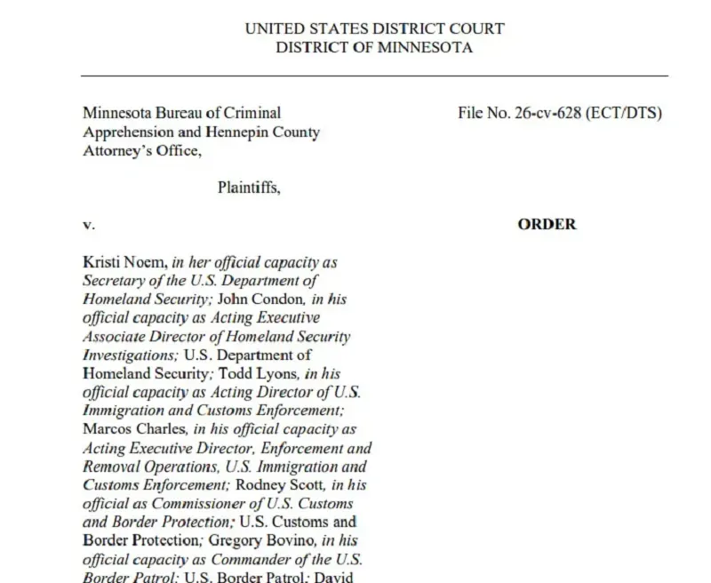 To&agrave; li&ecirc;n bang ngăn DHS hủy bằng chứng vụ giết người ở Minneapolis