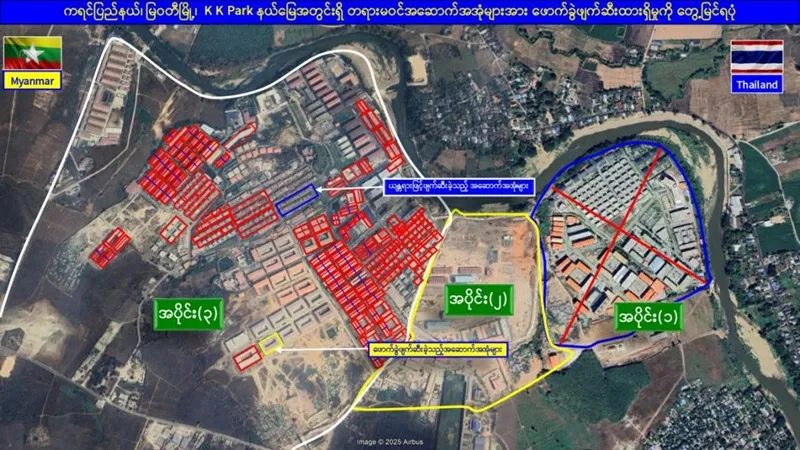 Myanmar ph&aacute; th&ecirc;m nhiều to&agrave; nh&agrave;, bắt h&agrave;ng trăm người ở khu lừa đảo