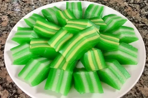 Bánh da lợn – Món bánh tầng tầng lớp lớp của tuổi thơ