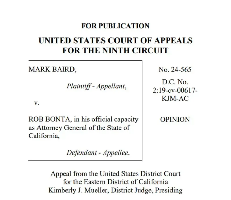 Hoa Kỳ: T&ograve;a ph&uacute;c thẩm b&aacute;c bỏ lệnh cấm mang s&uacute;ng tại California