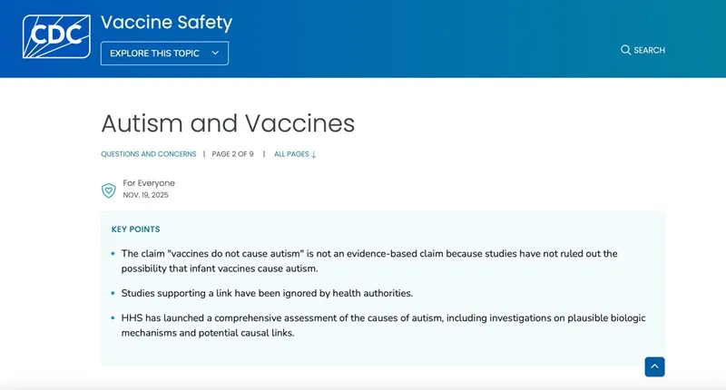 WHO khẳng định vắc xin không gây ra chứng tự kỷ