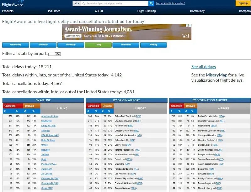 fly-1.jpeg Hoa Kỳ: Hơn 9.000 chuyến bay cuối tuần bị hủy vì bão mùa đông lớn