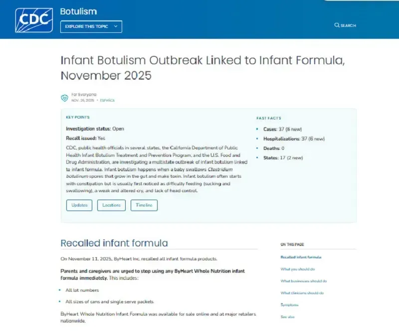 them-tre-so-sinh-ngo-doc-sua-bot-cdc-thong-bao-khan-3.webp Thêm trẻ sơ sinh ngộ độc sữa bột, CDC thông báo khẩn