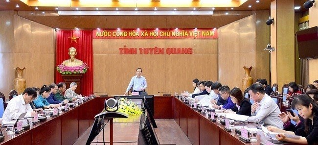 Công tác chuẩn bị lễ khai mạc Năm du lịch Tuyên Quang Công tác chuẩn bị lễ khai mạc Năm du lịch Tuyên Quang